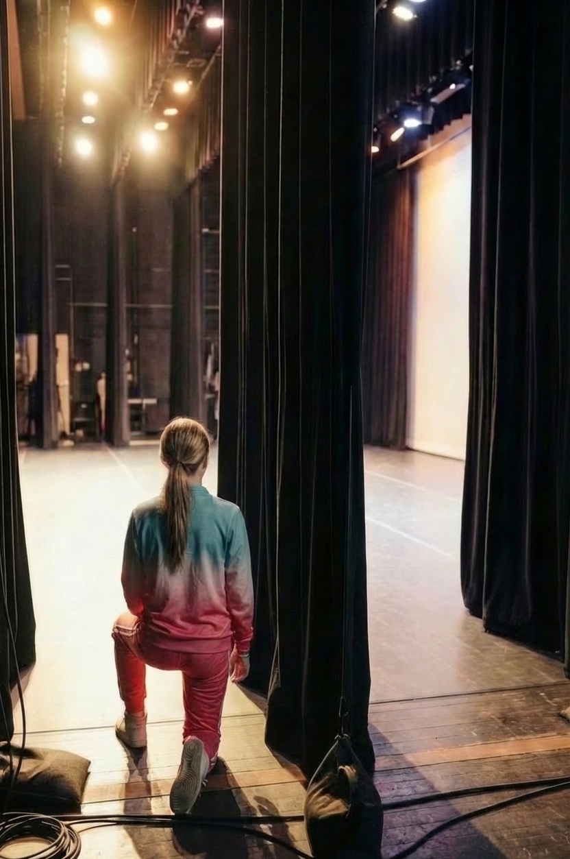 UpBeat dancer backstage